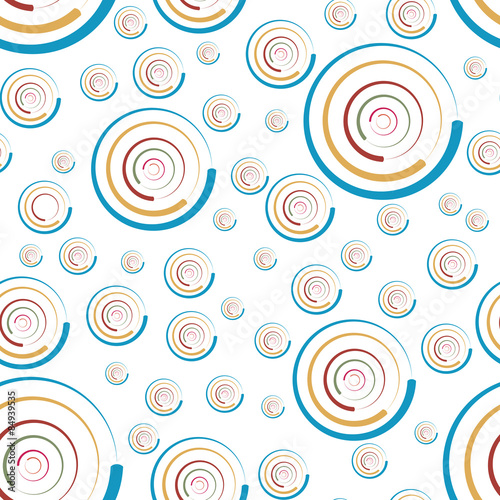 Seamless pattern of rounds for background 
