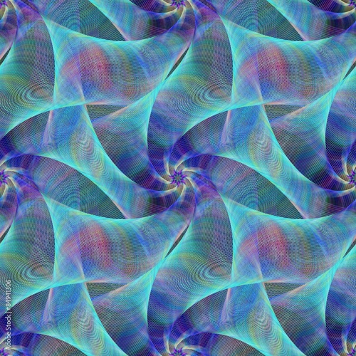 Light blue veils - repeat fractal pattern background