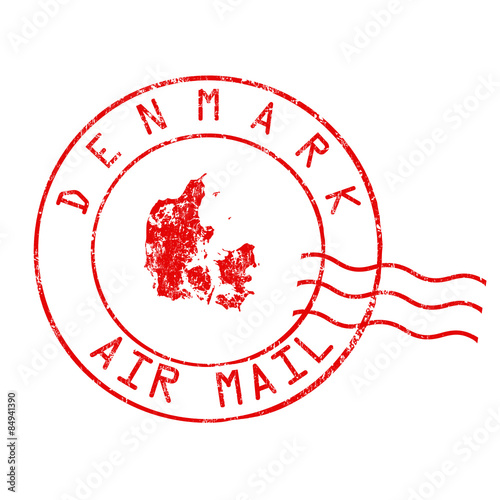 Denmark post office, air mail