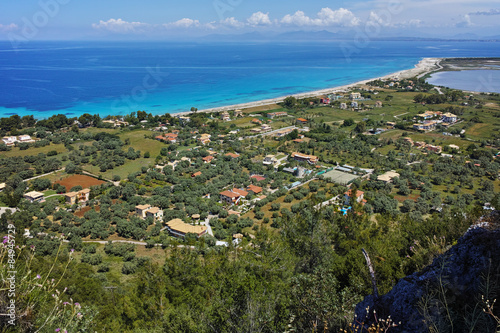 Fototapeta Naklejka Na Ścianę i Meble -  Agios Ioannis Beach near the town of Lefkada, Ionian Islands, Greece
