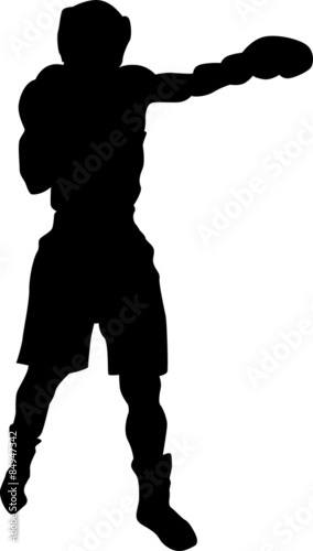 Boxer silhouette