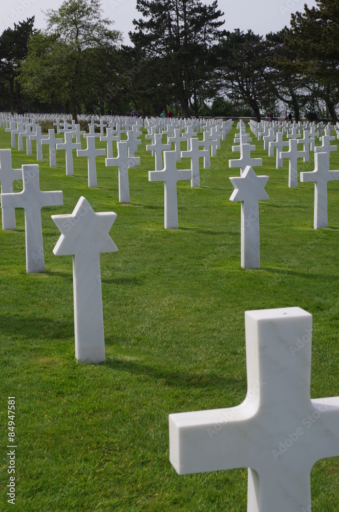 cimetière américain, Normandie, débarquement