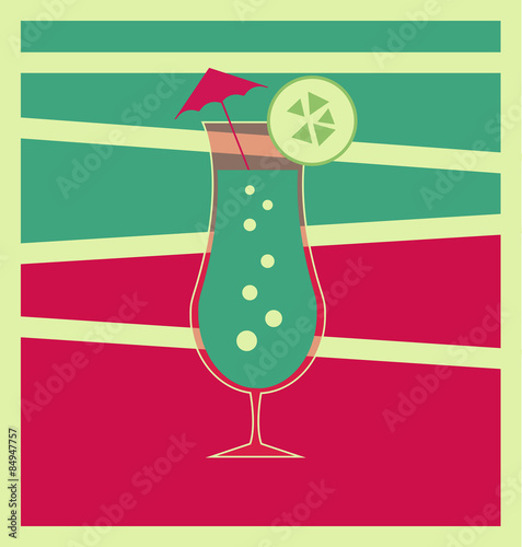 Natural juice in summer