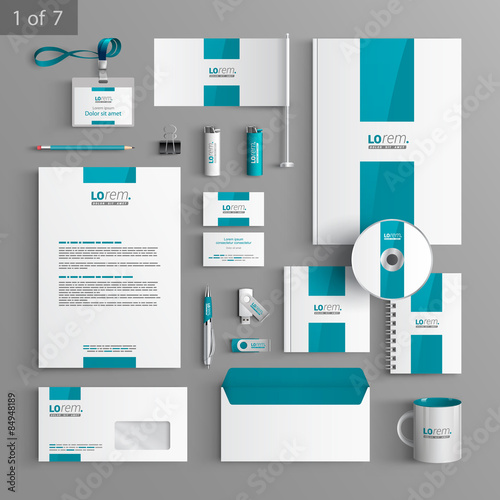 Stationery template design