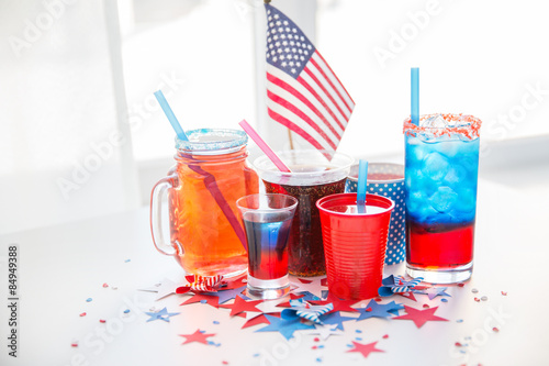 drinks on american independence day party