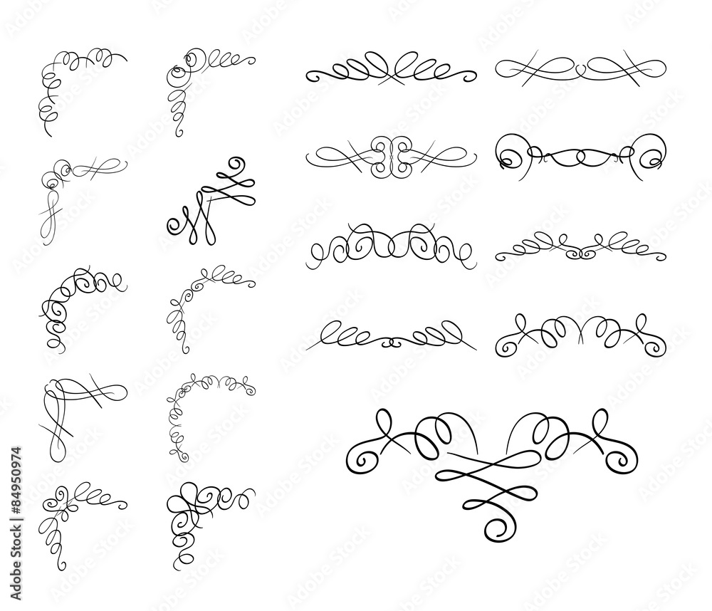 set of vector delimiters - curly elements