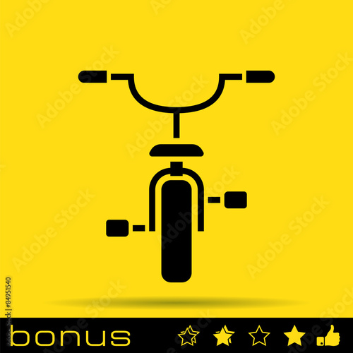 icon bicycle front