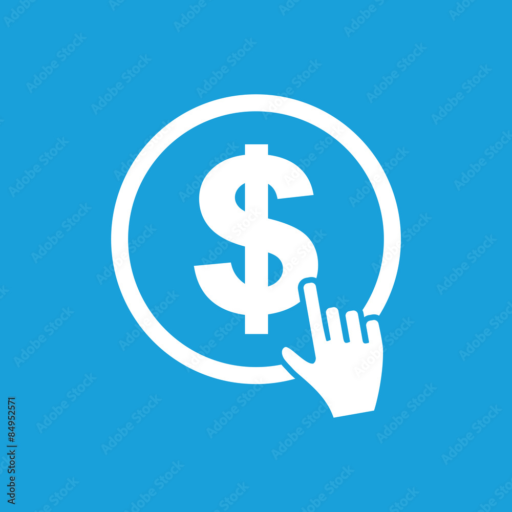 Dollar button icon Dollar button icon