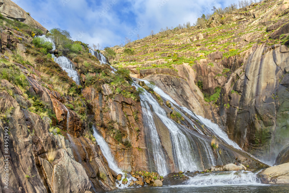 Obraz premium Xallas river waterfall