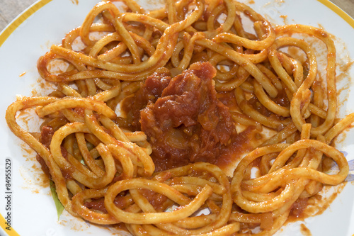 pasta with tomato puree