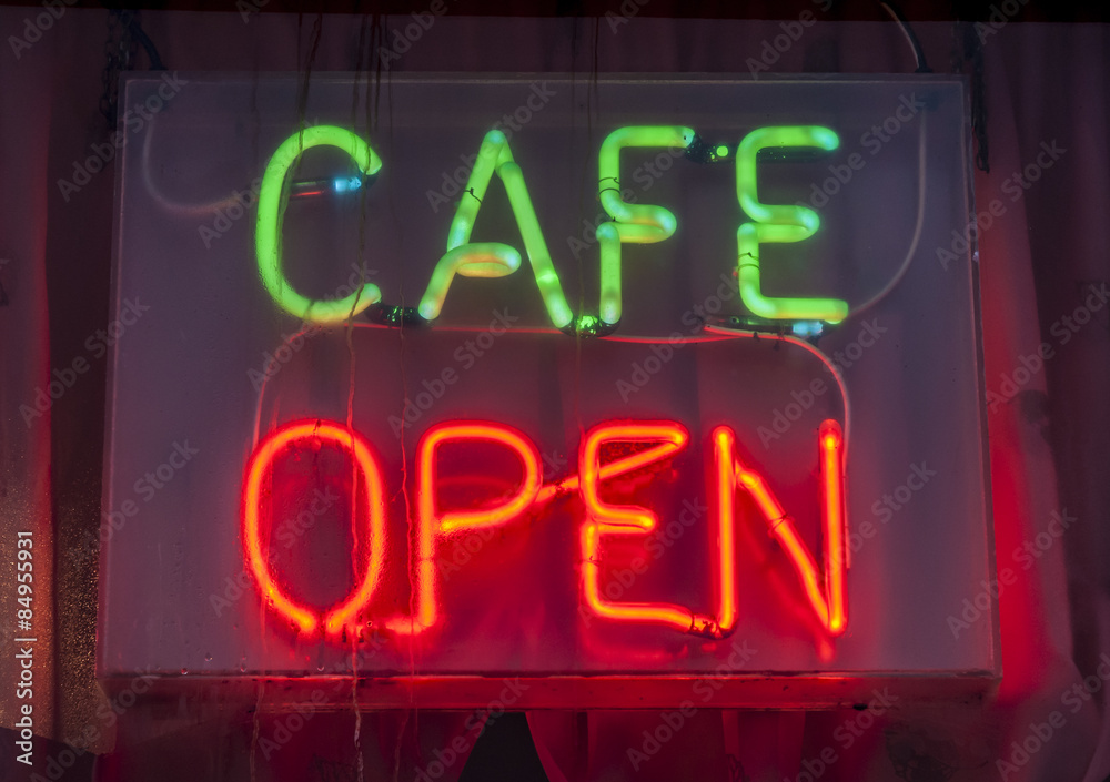 Neon Cafe Sign Neon Cafe Sign