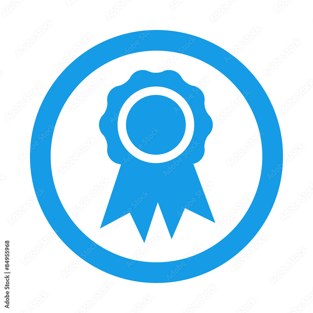 Icono redondo premio azul Icono redondo premio azul
