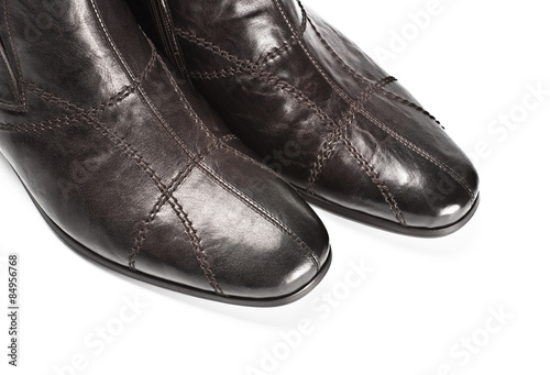 male shoes closeup