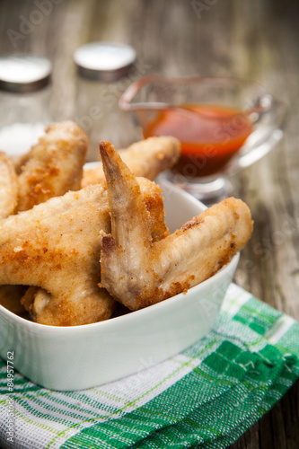 Delicious home made chicken wings