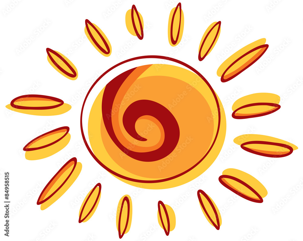 Warm Sun like a sweet lollipop Warm Sun like a sweet lollipop