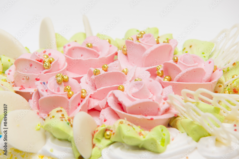 sweet pie with cream roses sweet pie with cream roses