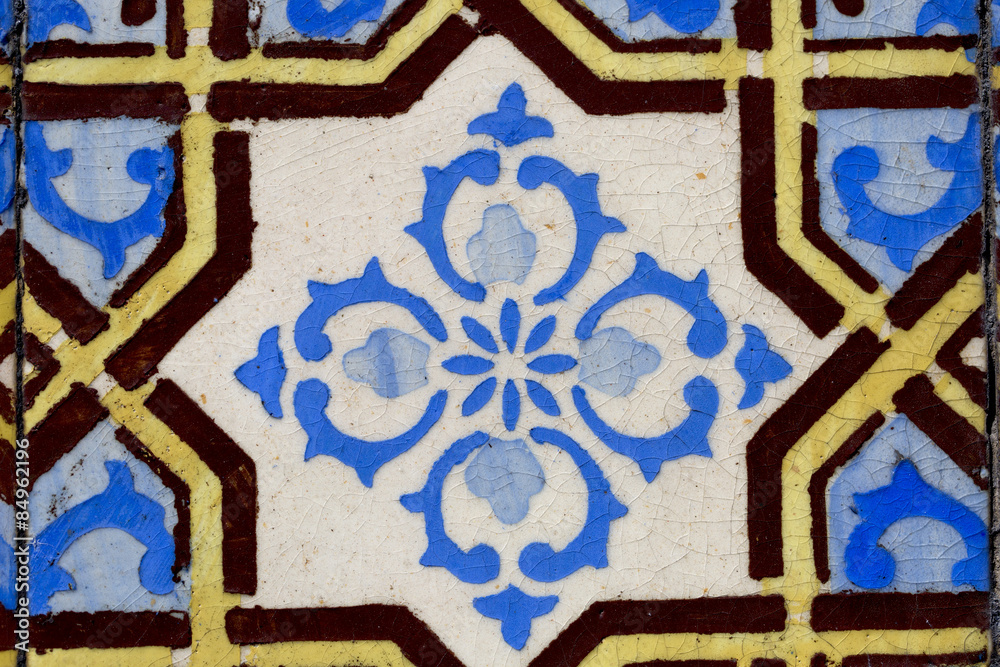 vintage ceramic tile
