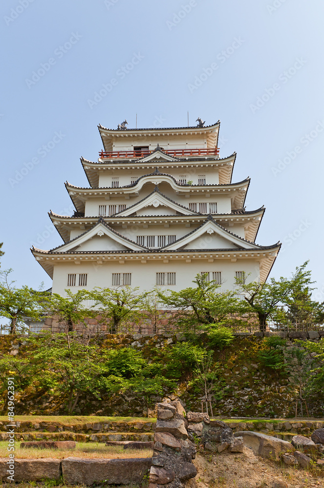 Main keep of Fukuyama Castle, Japan. National Historic Site Main keep of Fukuyama Castle, Japan. National Historic Site