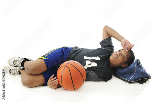 Exhausted Young Athlete