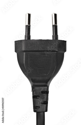 black electric plug