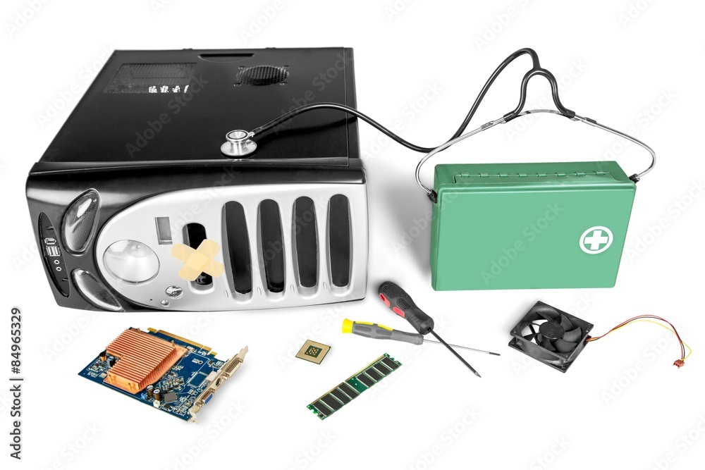 White background, black, chrome. StockFoto Adobe Stock