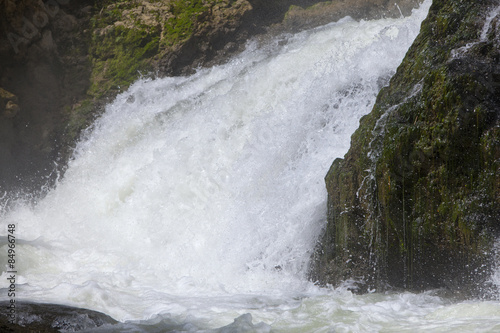 Jamaica. The small river waterfal