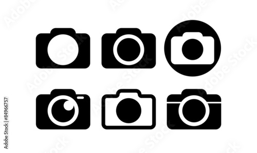 Simple Camera Icon Set