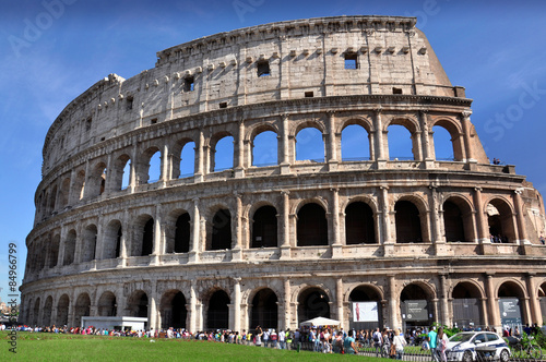 Great Colosseum (coliseum), Rome, Italy Fototapet
