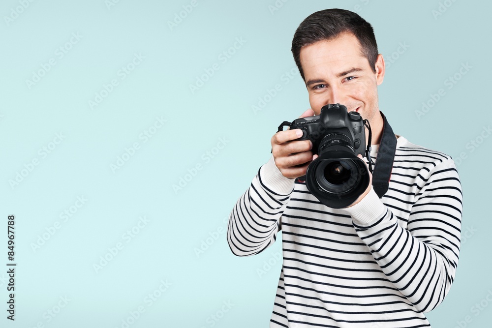 Photographer, journalist, male. Photographer, journalist, male.