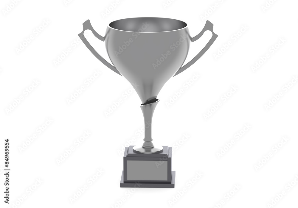 Obraz premium Silver trophy cup