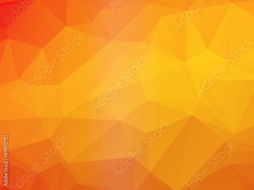 beautiful yellow orange triangular background