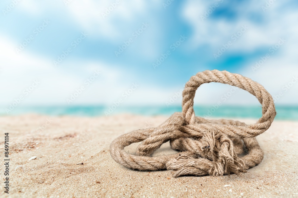 Fototapeta premium Rope, shipping, ship.