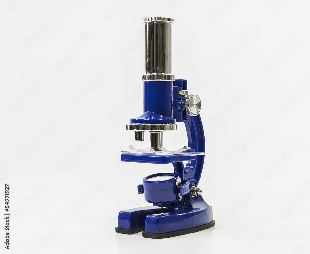 Educational Microscope on White Educational Microscope on White