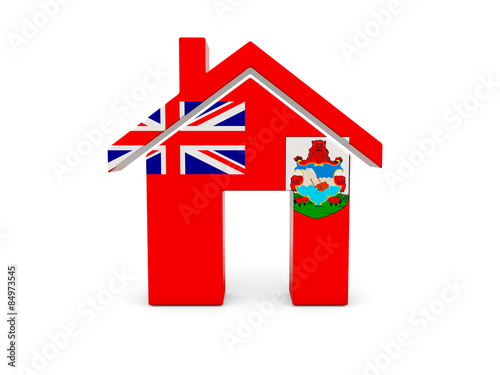 Home with flag of bermuda