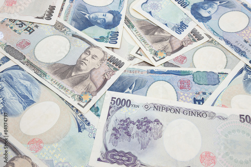 Bilde på lerret japanese yen notes. Currency of Japan