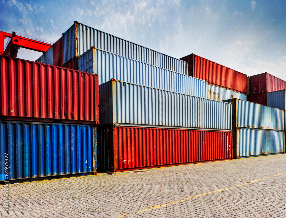 Fototapeta premium Containers shipping