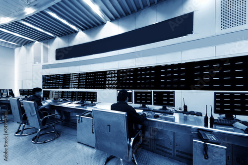 developed technology inside the stock trading control room