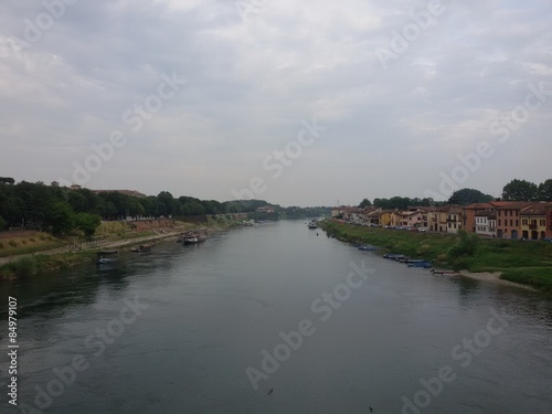 Vista dal ponte vecchio di Pavia
