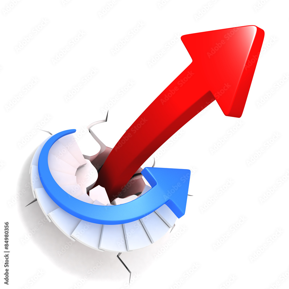 Red innovative arrow domination Red innovative arrow domination