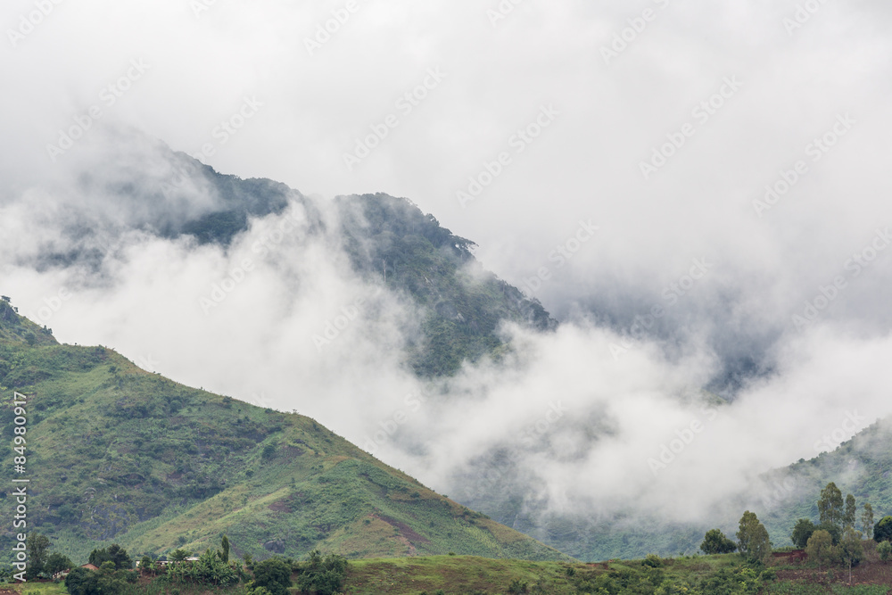 Uluguru Mountains in the Eastern Region of Tanzania