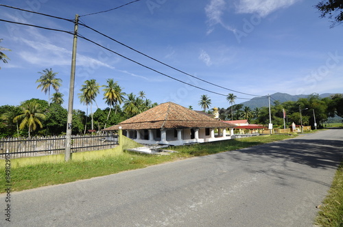 The old Mosque of Pengkalan Kakap in Merbok, Kedah photo