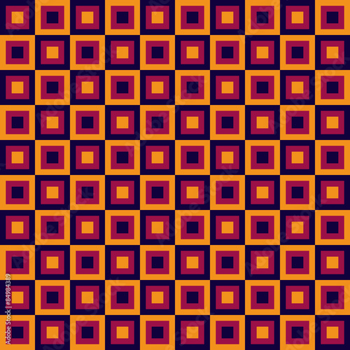 Seamless geometric pattern with squares.