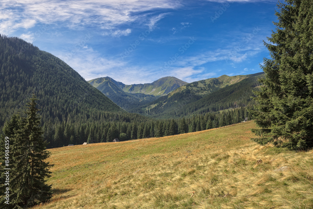Chocholowska Valley in the Tatra Mountains, Poland.