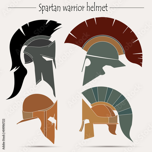 Spartan warrior Helmet