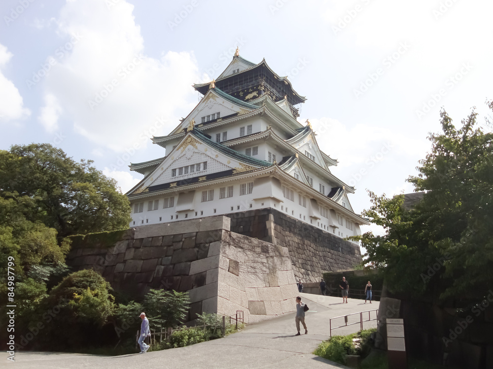 Osaka Castle in Japan