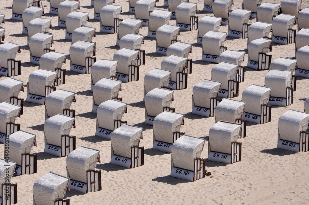 Fototapeta premium Strandkörbe