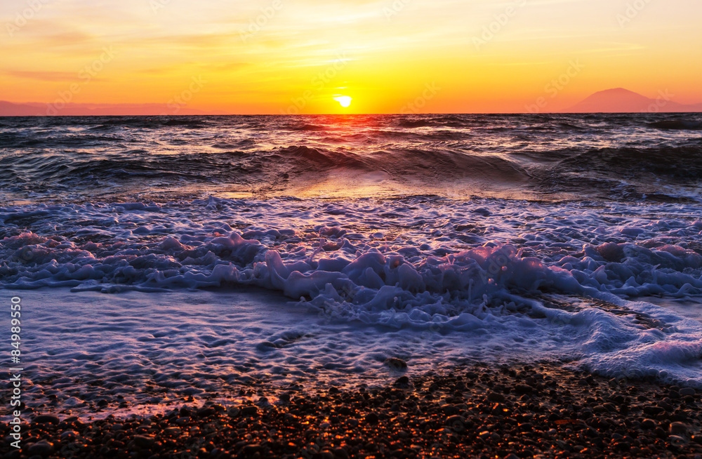 Obraz premium Sea sunset