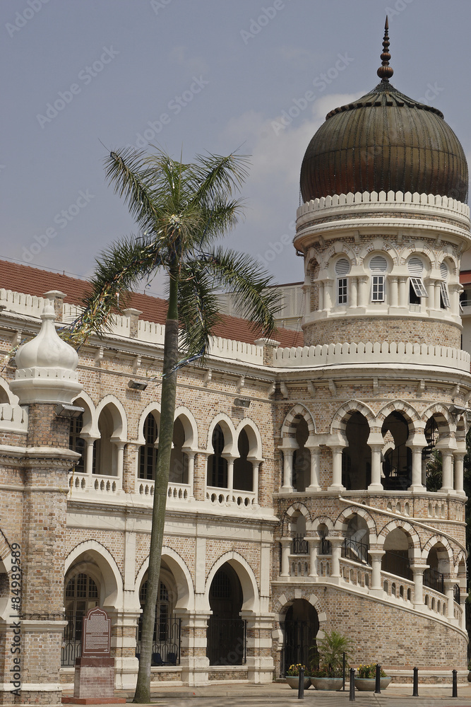 Fototapeta premium Sultan Abdul Samad building in Kuala Lumpur, Malaysia