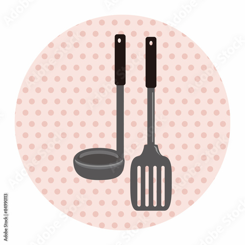 kitchenware spatula theme elements vector,eps