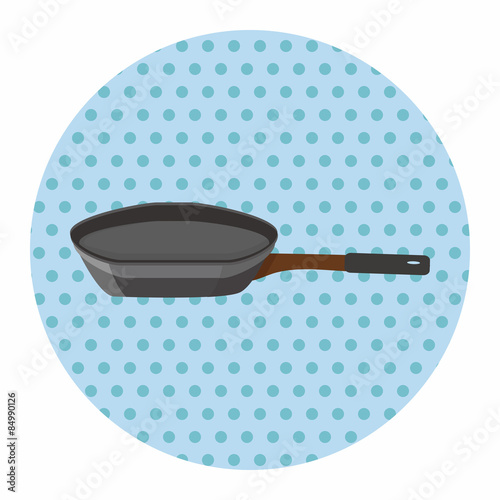 Kitchenware pan theme elements vector,eps